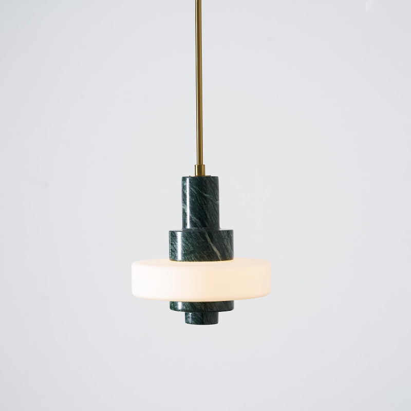Lampada a Sospensione in Marmo Verde Mercurio