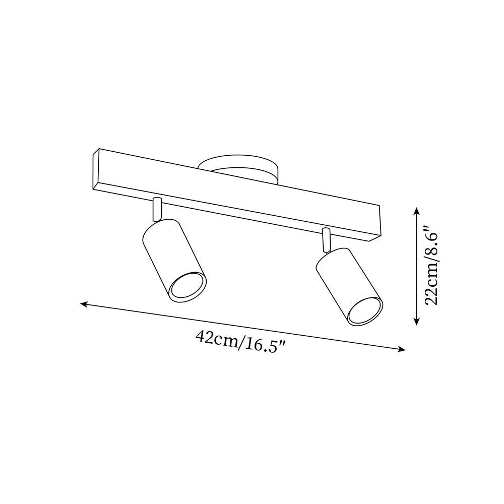 Faretto da Incasso Veril in Legno
