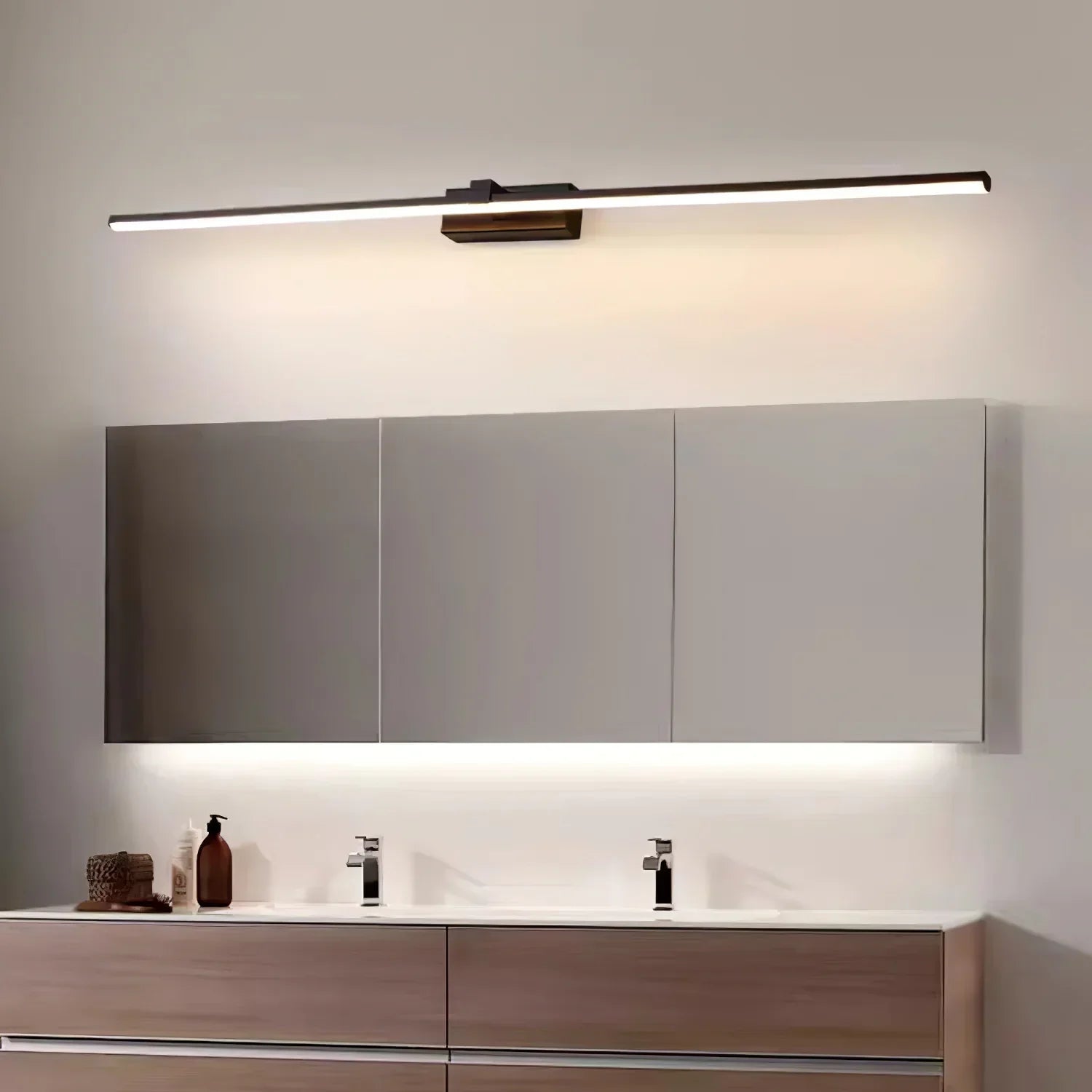 Specchio Esagonale Lampada da Parete Vanity Moderna per Bagno e Camera da Letto