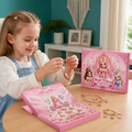 Calendario dell'Avvento delle Principesse – Set per Creare Gioielli e Braccialetti Fai-da-te