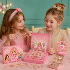 Calendario dell'Avvento delle Principesse – Set per Creare Gioielli e Braccialetti Fai-da-te