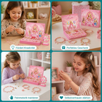 Calendario dell'Avvento delle Principesse – Set per Creare Gioielli e Braccialetti Fai-da-te