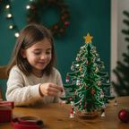 Mini Decorazioni per Albero di Natale Calendario dell'Avvento – 24 Giorni di Sorprese Natalizie