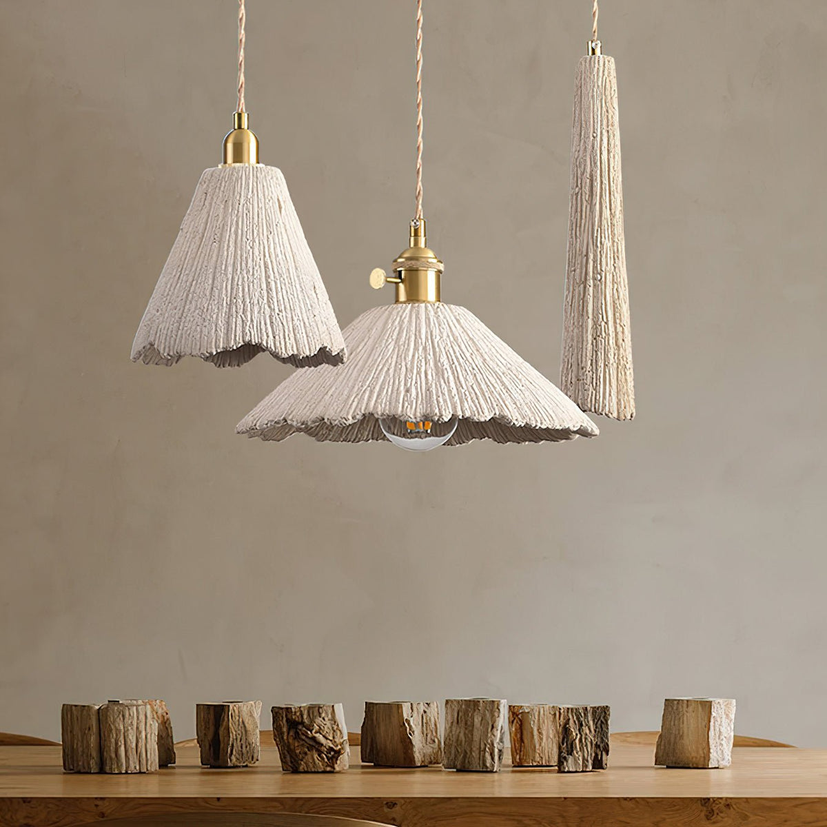 Lampada a Sospensione in Microcemento