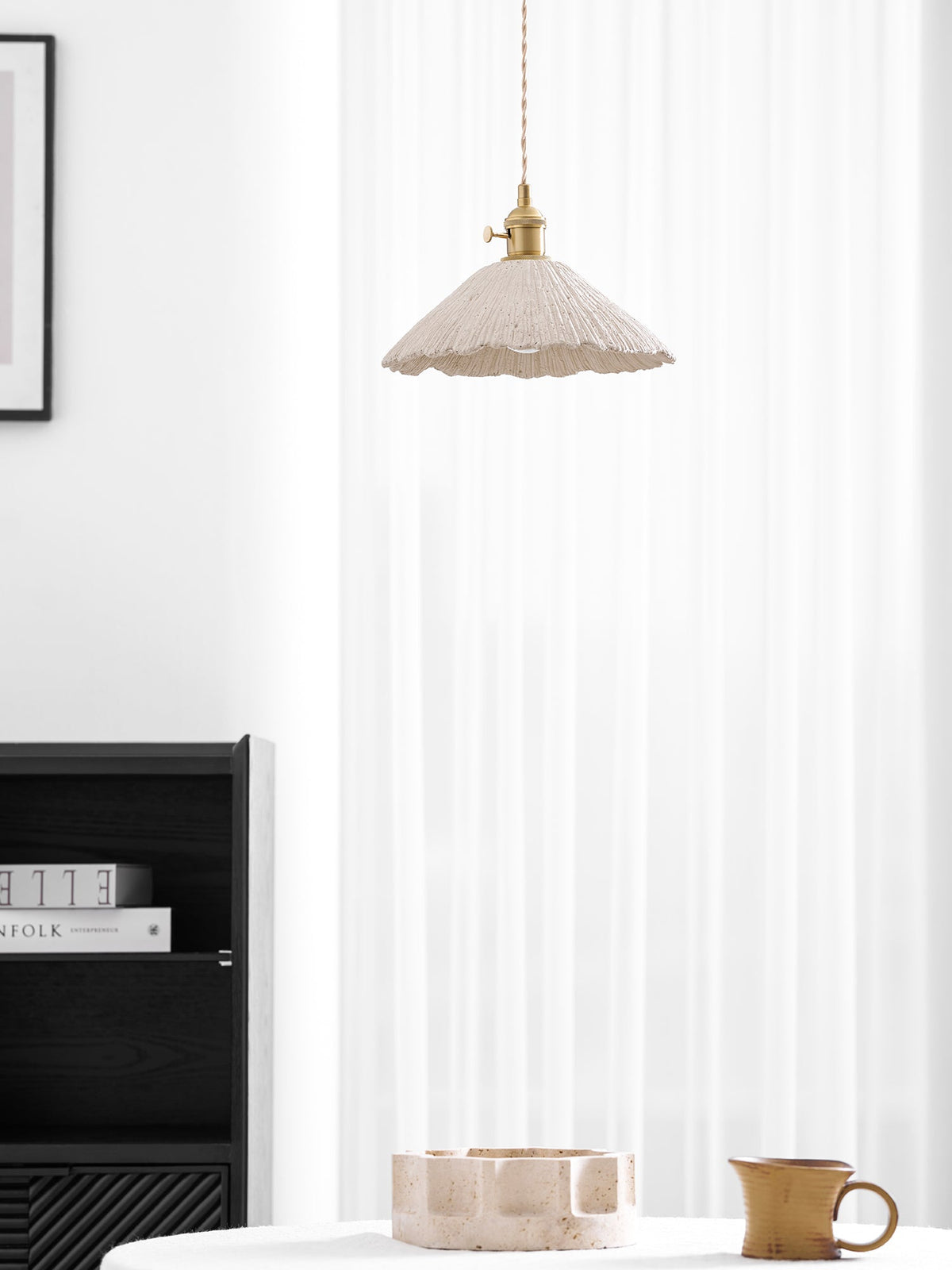 Lampada a Sospensione in Microcemento