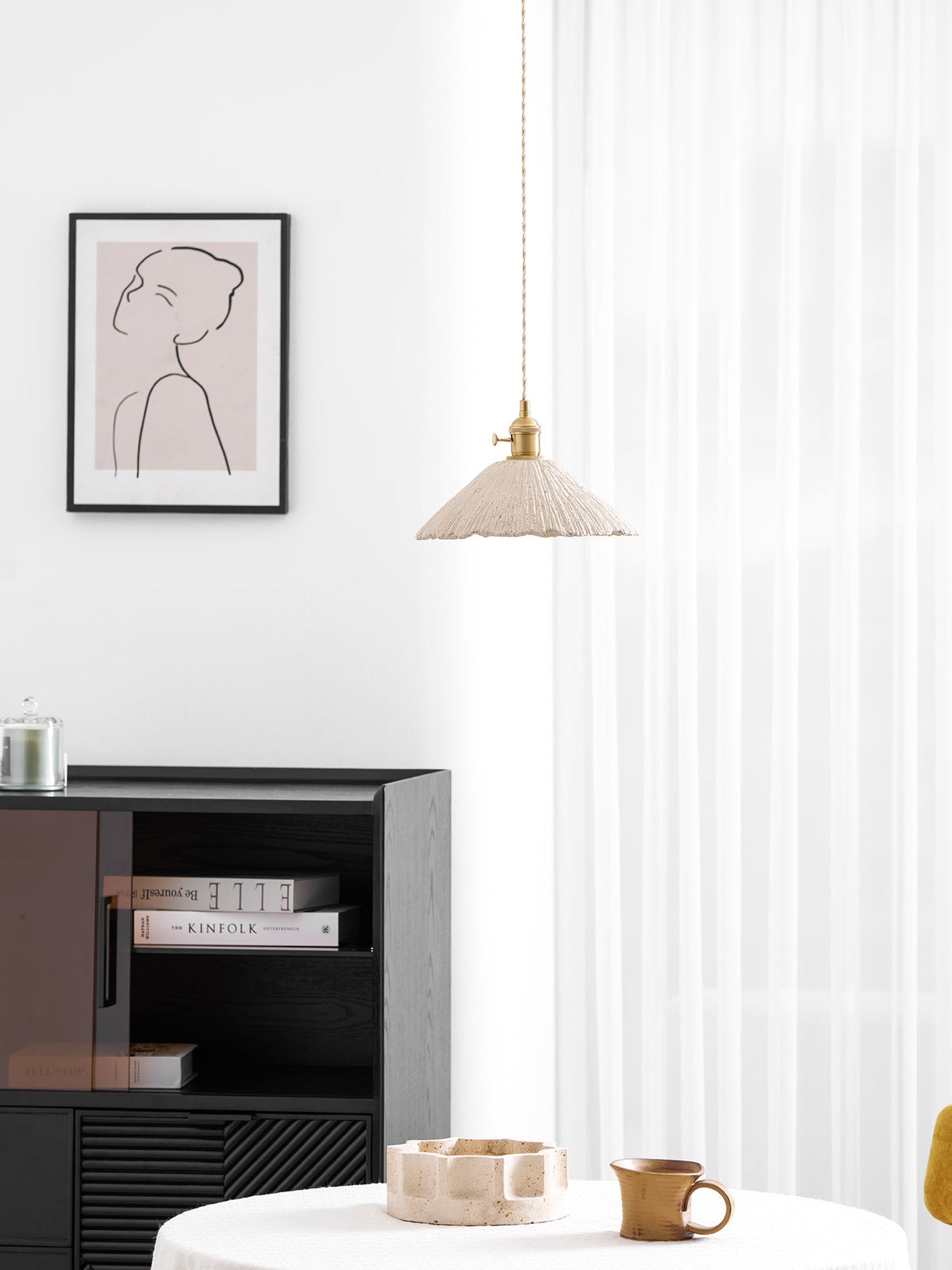 Lampada a Sospensione in Microcemento
