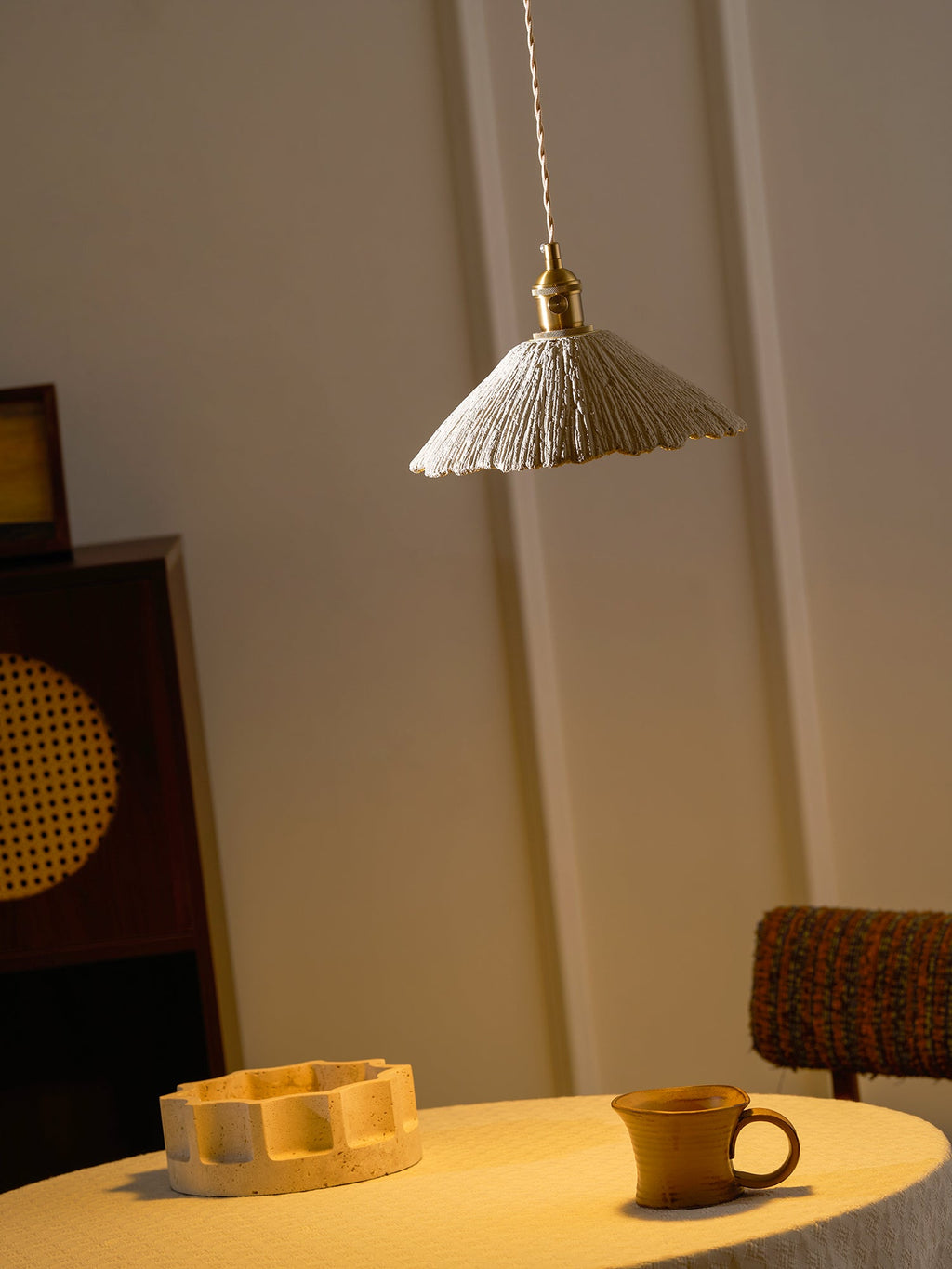 Lampada a Sospensione in Microcemento