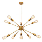Lampadario Sputnik 10 Luci Mid-Century