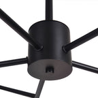 Lampadario a Bolle in Vetro con 15 Luci Stile Mid-Century