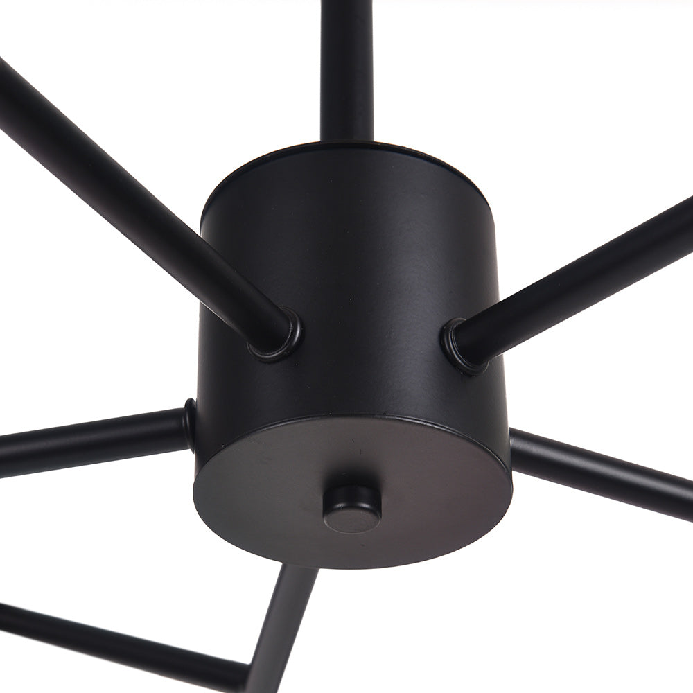Lampadario a Bolle in Vetro con 15 Luci Stile Mid-Century