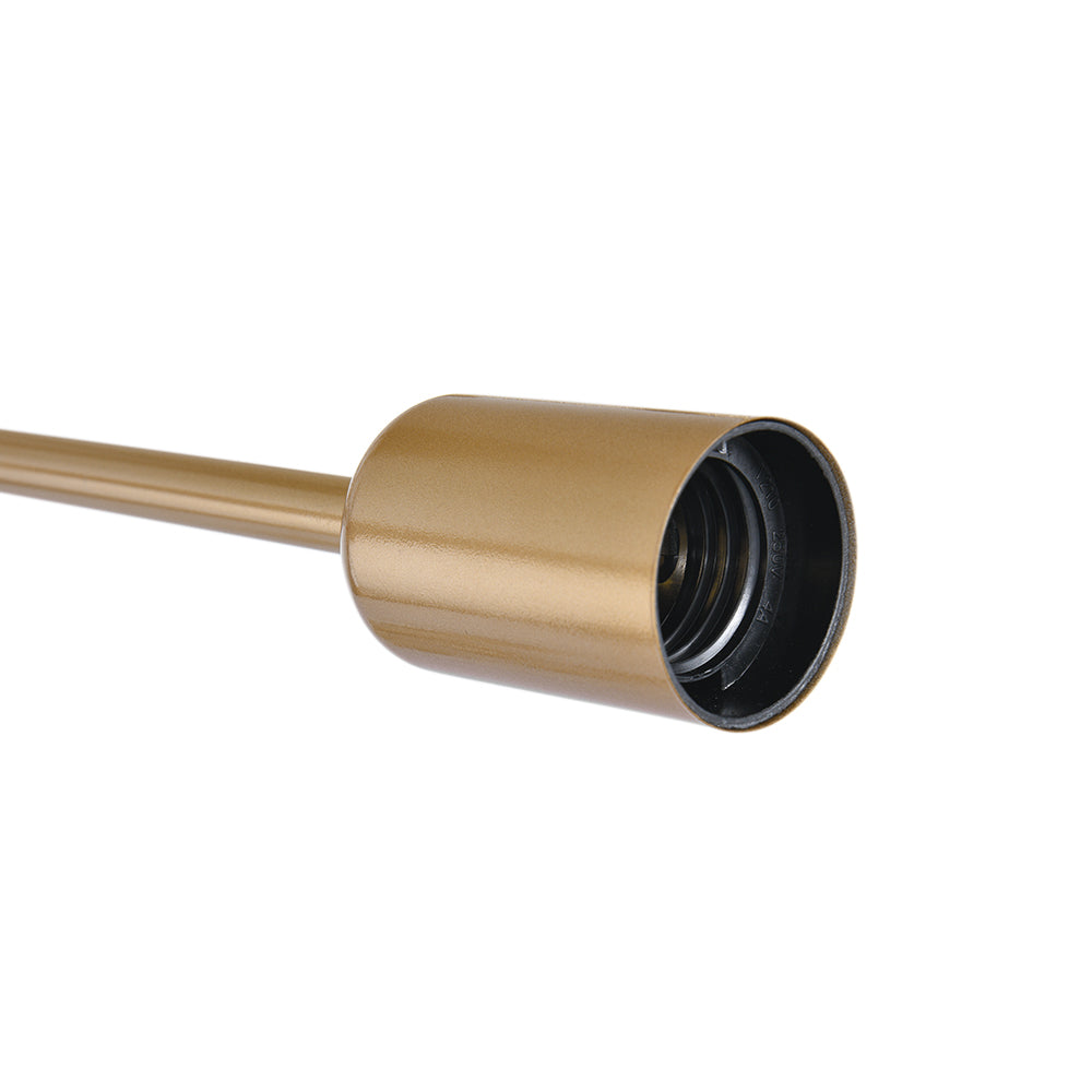 Lampadario Semi Flush Moderno in Ottone Vallin