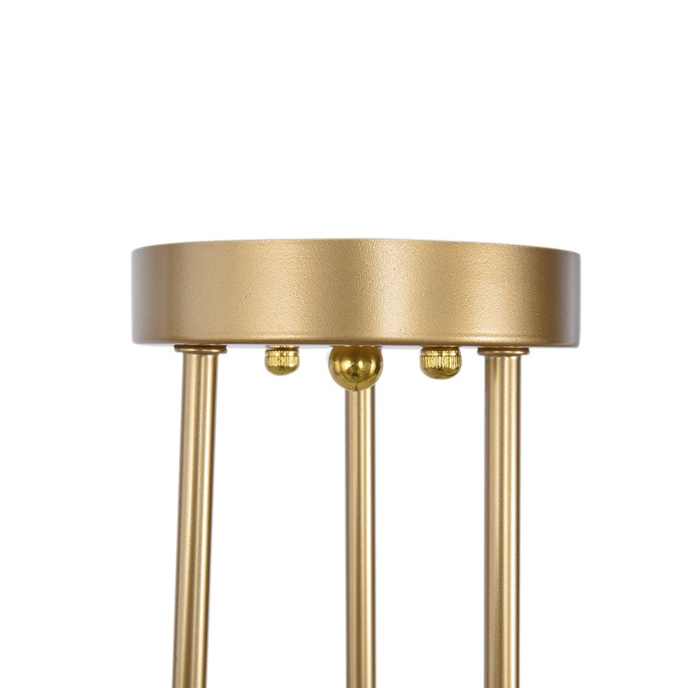 Lampadario Semi Flush Moderno in Ottone Vallin