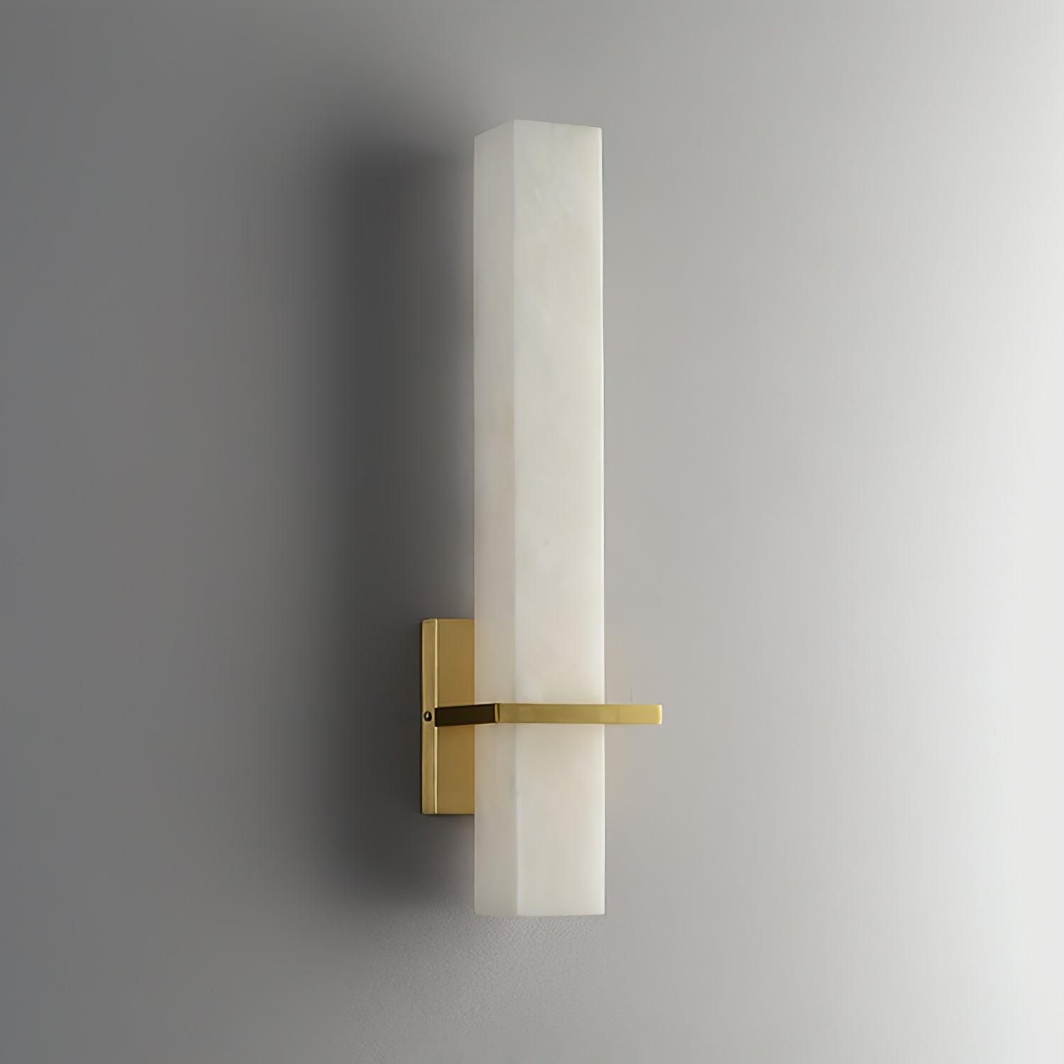 Lampada da Parete Moderna in Alabastro Ottone LED Faretto da Interno