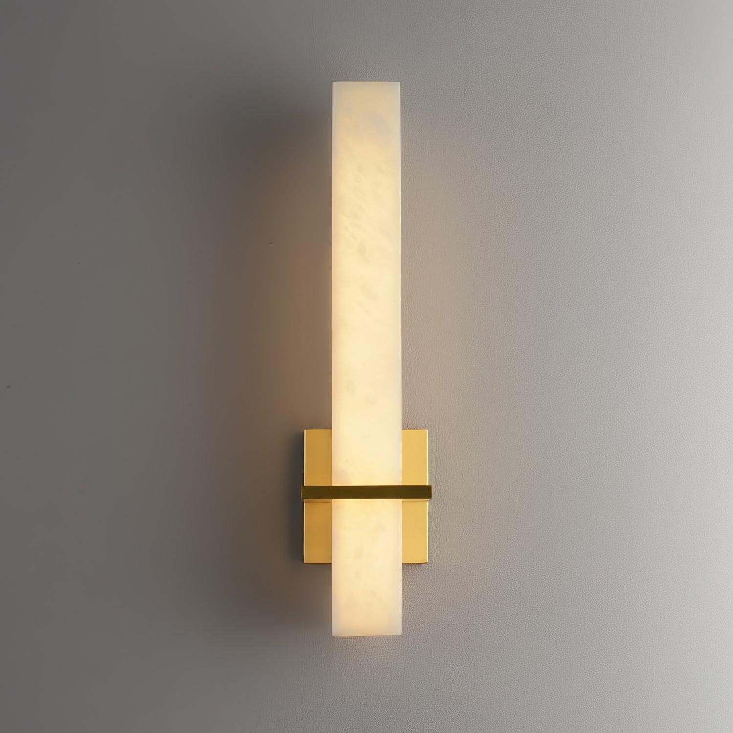 Lampada da Parete Moderna in Alabastro Ottone LED Faretto da Interno