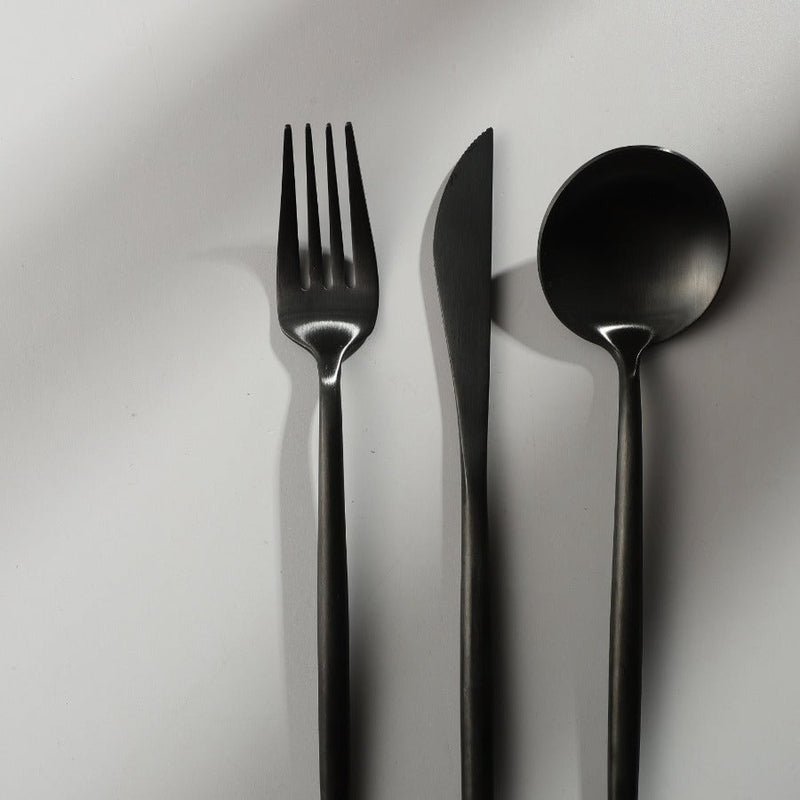 Posate minimaliste in acciaio inossidabile – Eleganza nel design semplice