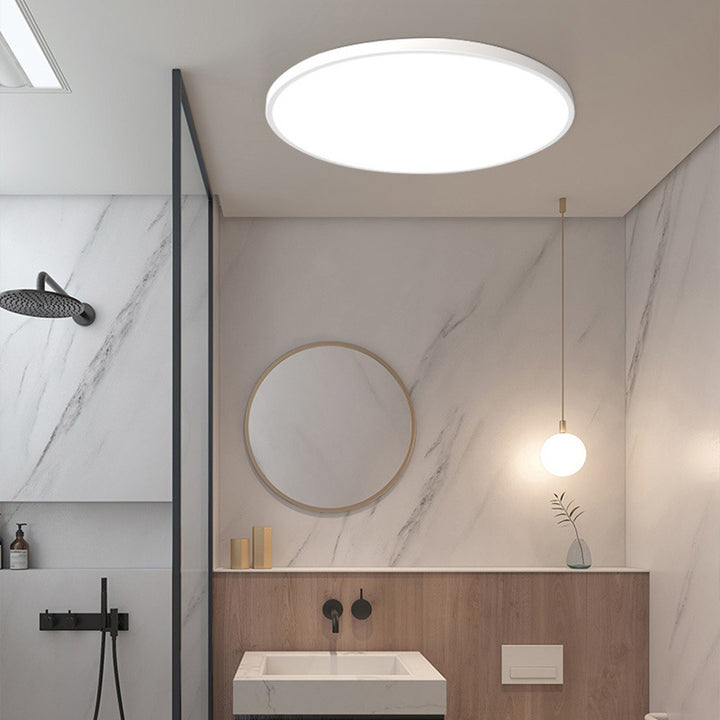Lampada da Soffitto LED Rotonda Minimalista Fissa Bianca