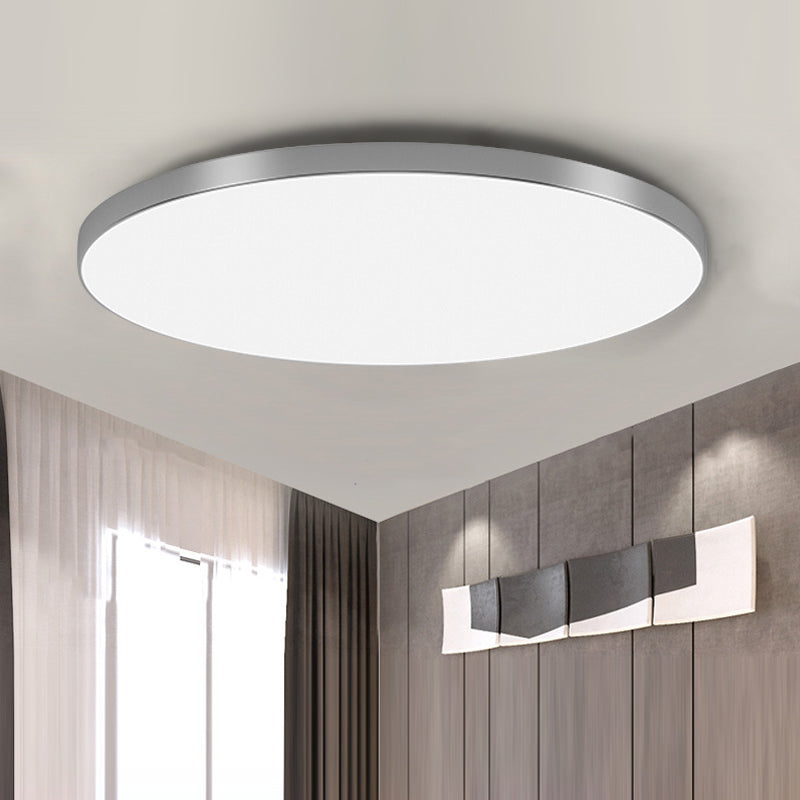 Lampada da Soffitto LED Rotonda Minimalista Fissa Bianca