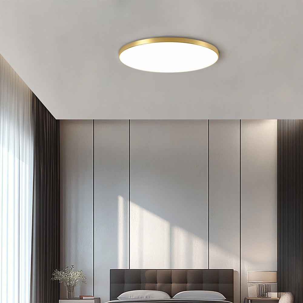 Lampada da Soffitto LED Rotonda Minimalista Fissa Bianca