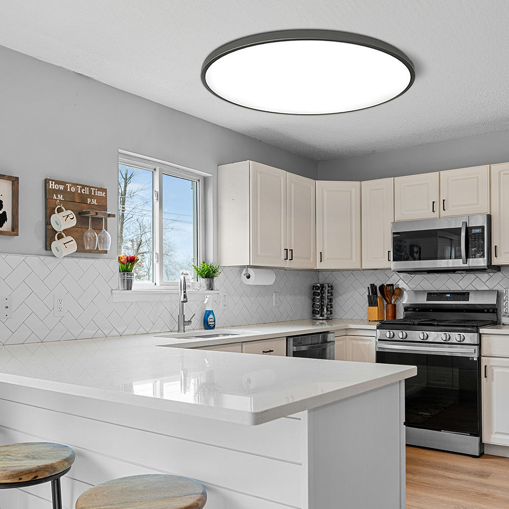 Lampada da Soffitto LED Rotonda Minimalista Fissa Bianca