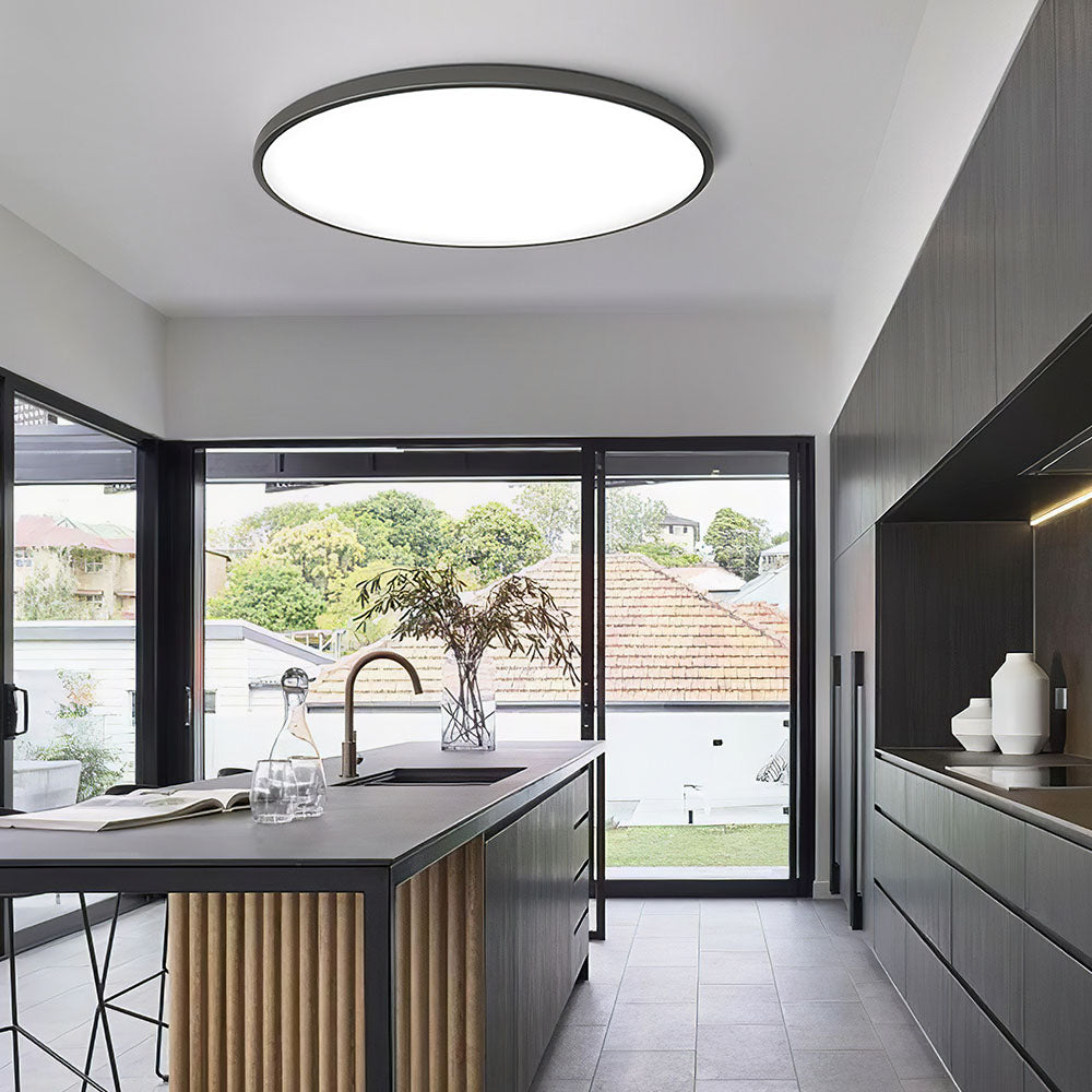 Lampada da Soffitto LED Rotonda Minimalista Fissa Bianca