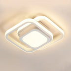 Lampada da soffitto a doppio anello minimalista nordica
