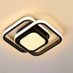 Lampada da soffitto a doppio anello minimalista nordica