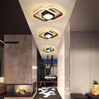 Lampada da soffitto a doppio anello minimalista nordica