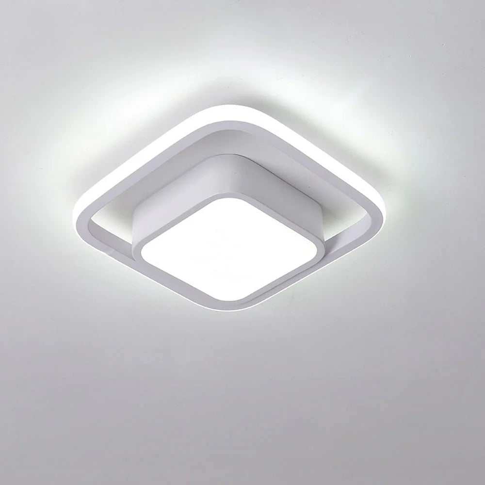 Lampada da soffitto a doppio anello minimalista nordica