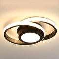 Lampada da soffitto a doppio anello minimalista nordica
