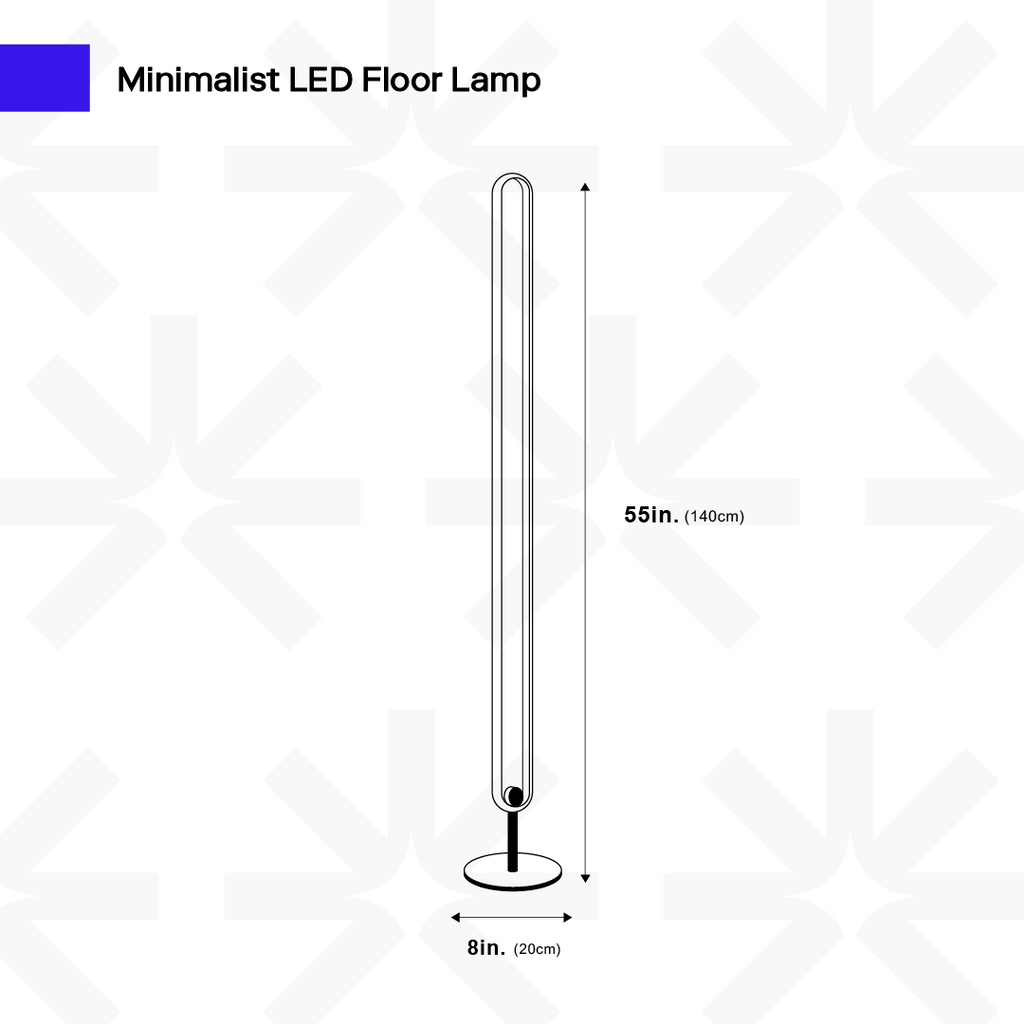 Lampada da Terra LED Minimalista