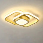 Lampada da soffitto a doppio anello minimalista nordica