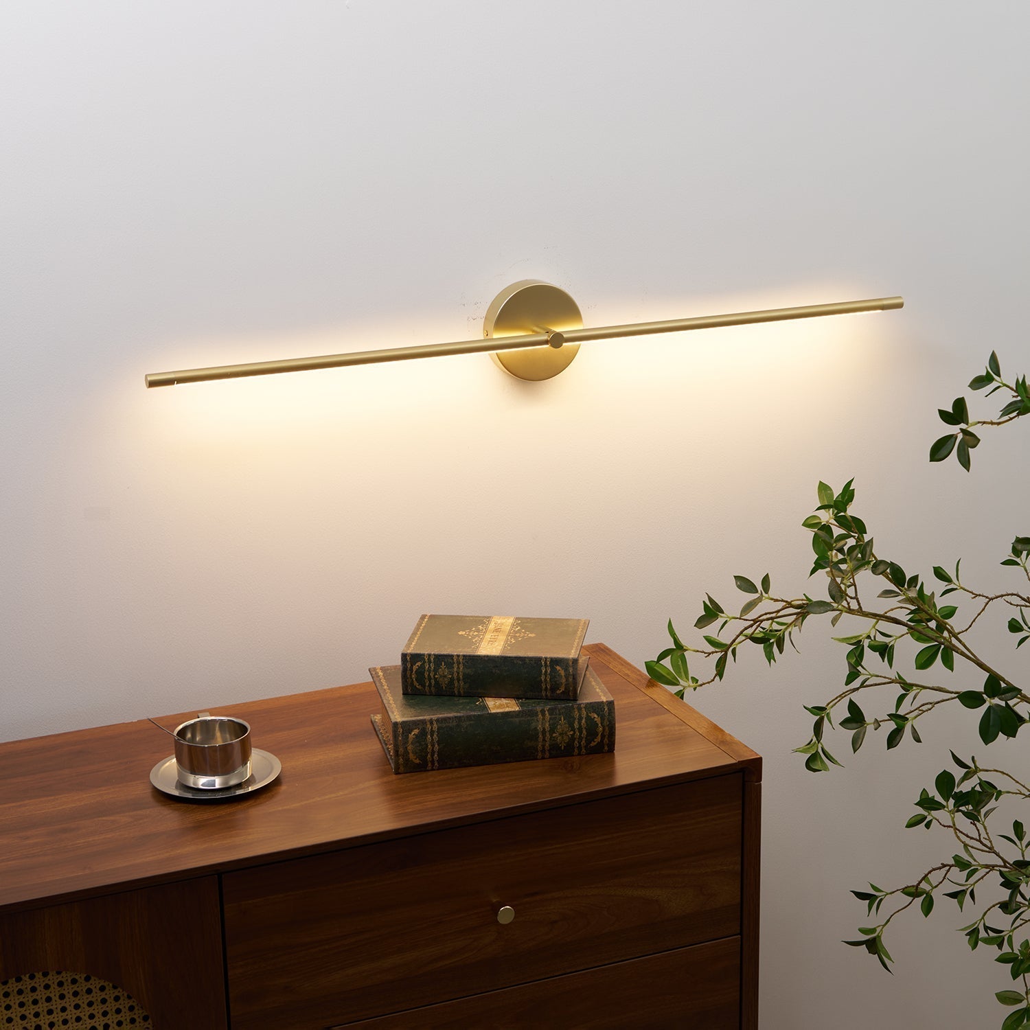 Wallfr Applique Minimalista Asta Lineare Doppia Moderno