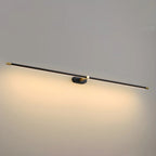 Ivox Lampada da Parete Lineare Minimalista Oro&Nero