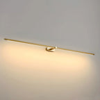 Ivox Lampada da Parete Lineare Minimalista Oro&Nero