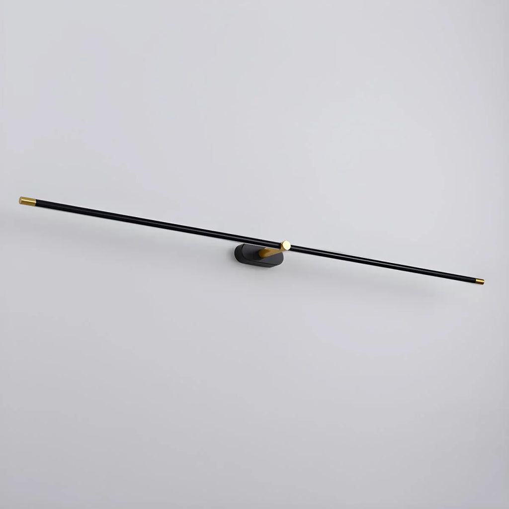 Ivox Lampada da Parete Lineare Minimalista Oro&Nero
