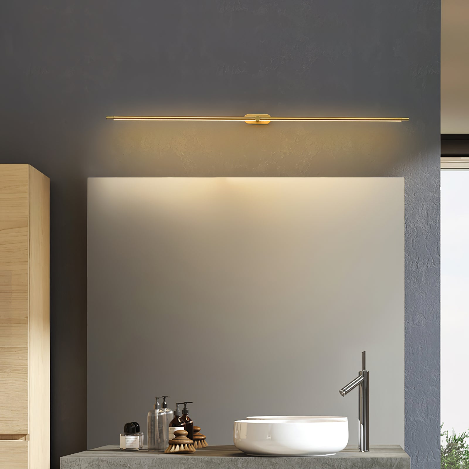 Lampada da Parete Ricaricabile Lineare Minimalista Flano
