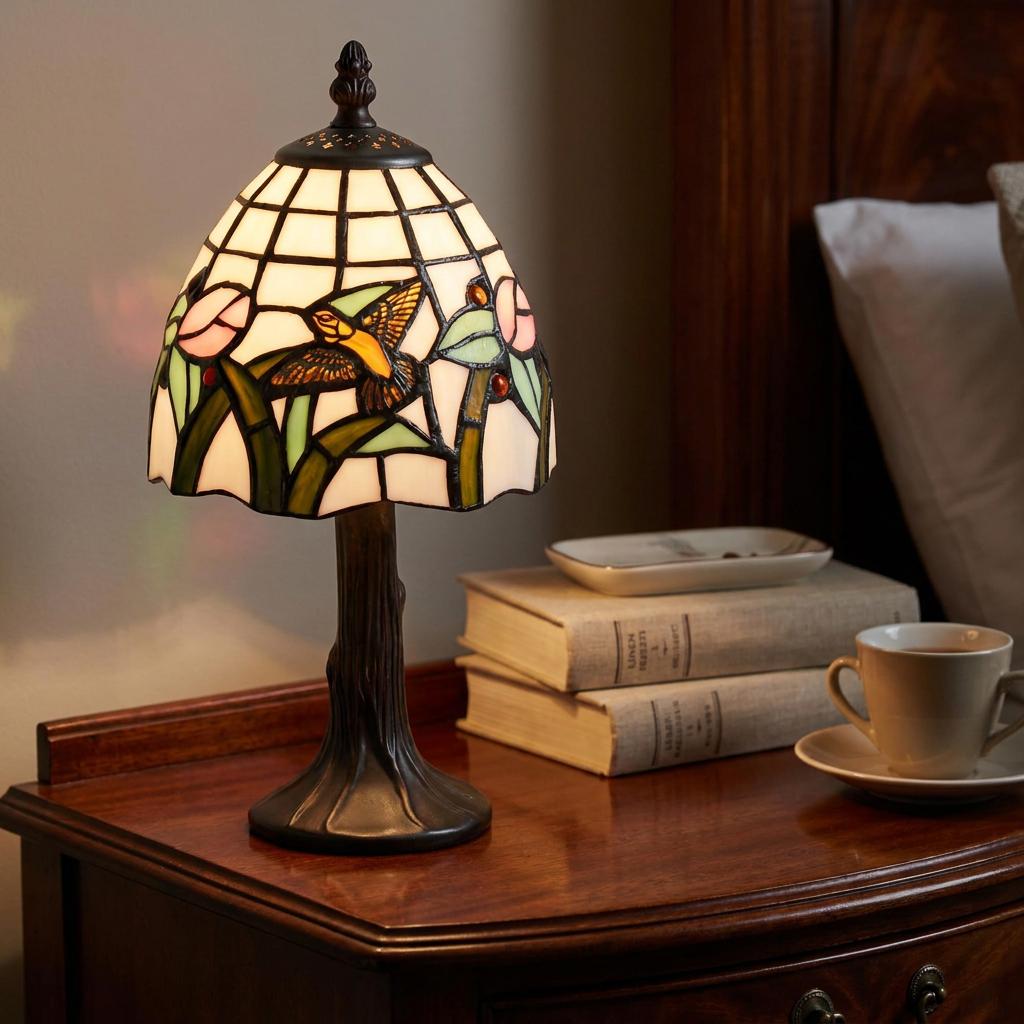 Lampada da Tavolo Mini Tiffany 15cm Minster Ledbury