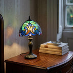 Lampada da Tavolo Minster Ripple Tiffany 20cm
