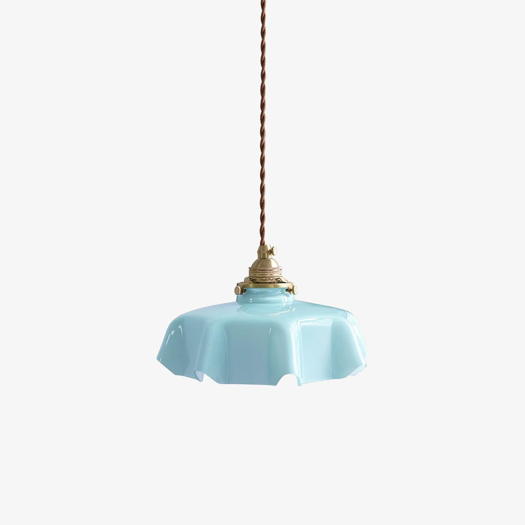 Lampada a Sospensione con Pendente a Fiore Francese