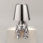 Lampada Figurativa Moderna - Misterlamp Decor Oro Seduto