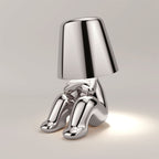 Lampada Figurativa Moderna - Misterlamp Decor Oro Seduto