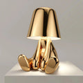 Lampada Figurativa Moderna - Misterlamp Decor Oro Seduto
