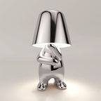 Lampada Figurativa Moderna - Misterlamp Decor Oro Seduto