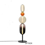 Lampada da Terra LED Dimmabile Moderna - Striscia Sostituibile - Nero/Oro