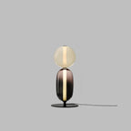 Lampada da Terra LED Dimmabile Moderna - Striscia Sostituibile - Nero/Oro