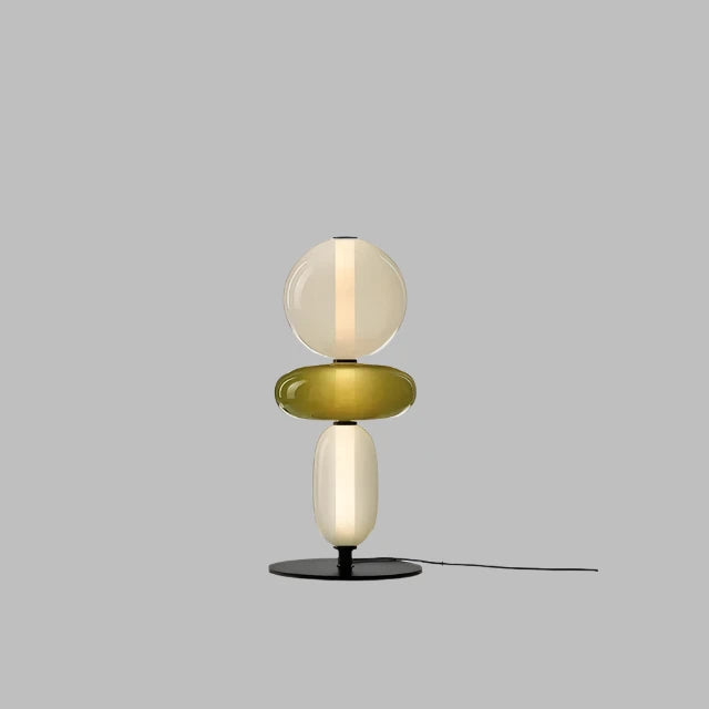 Lampada da Terra LED Dimmabile Moderna - Striscia Sostituibile - Nero/Oro