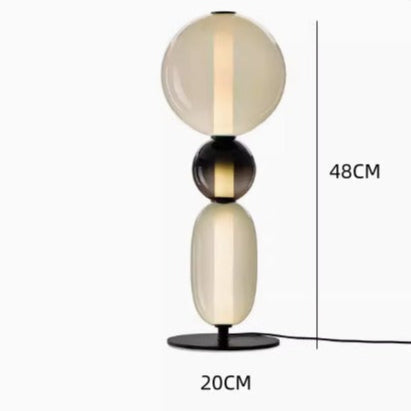 Lampada da Terra LED Dimmabile Moderna - Striscia Sostituibile - Nero/Oro