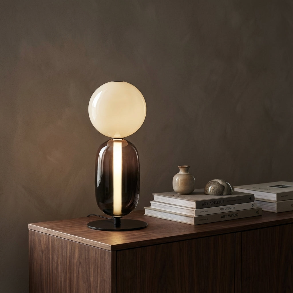 Lampada da Terra LED Dimmabile Moderna - Striscia Sostituibile - Nero/Oro