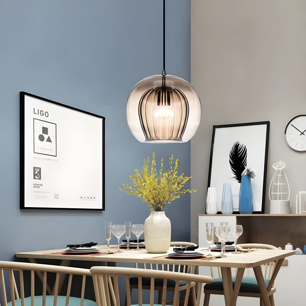 FrostedGlow Light – Lampada a sospensione in vetro moderna