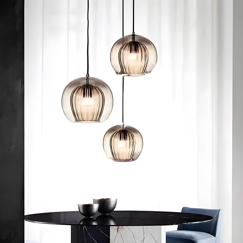 FrostedGlow Light – Lampada a sospensione in vetro moderna